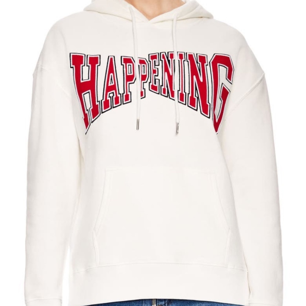 Sandro Happening Hoodie Sweatshirt Sz1 (small)